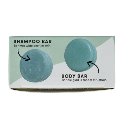 Mini shampoo & body bar eucalyptus & tea tree 20 Gram Mini shampoo & body bar eucalyptus & tea tree 20 Gram
