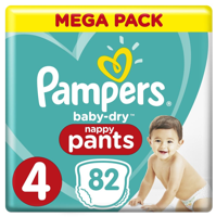 Pampers Luierbroekjes Baby Dry Maat 4 - 82 Stuks - thumbnail