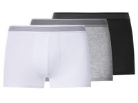 esmara Men Set van 3 heren boxers (Zwart/grijs/wit, M) - thumbnail