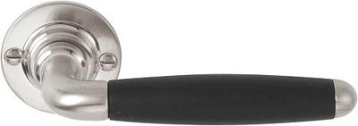 Formani TIMELESS 1932XLGRR50 deurkruk geveerd op rozet - mat nikkel/ebbenhout