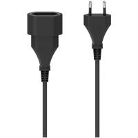 Hama Verlengkabel met Euro-stekker, voor binnen, 5 m Desktop accessoire Zwart - thumbnail