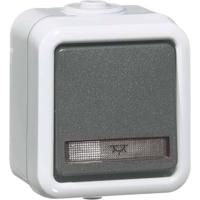 PEHA by Honeywell 304111 Knop Compleet 1-voudig Grijs 1 stuk(s) - thumbnail