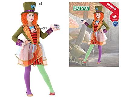 Kostuums voor Kinderen Gekke hoedenmaakster (2 Pcs) - Maat: 3-4 Jaar - Maat: 3-4 Jaar Kostuums voor Kinderen Gekke hoedenmaakster (2 Pcs) - Maat: 3-4 Jaar - Maat: 3-4 Jaar