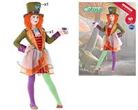 Kostuums voor Kinderen Gekke hoedenmaakster (2 Pcs) - Maat: 3-4 Jaar - Maat: 3-4 Jaar - thumbnail