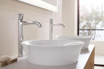 Duravit White tulip opzetwastafel 43x43cm Keramiek Rond Glans Wit 2362430079 - thumbnail