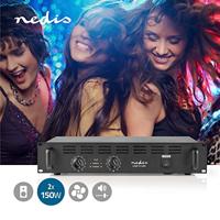 Nedis PA-Versterker | 2 Kanalen | 2U | 19 "rack-montage | Zwart | 1 stuks - AAMP16120BK AAMP16120BK - thumbnail