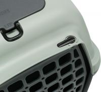 TRIXIE BE ECO VERVOERSBOX CAPRI ANTRACIET / GRIJS-GROEN 55X37X34 CM - thumbnail