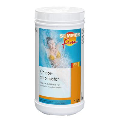 Summer fun chloor stabilisator 1kg Summer fun chloor stabilisator 1kg