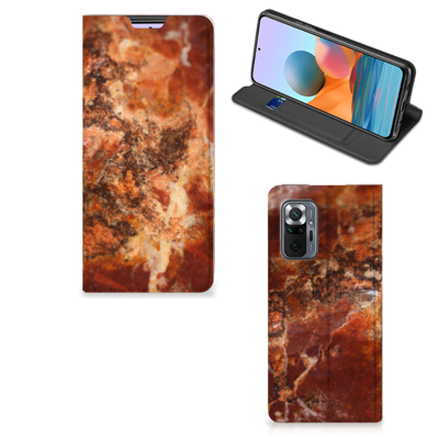 Xiaomi Redmi Note 10 Pro | Standcase | Marmer Bruin