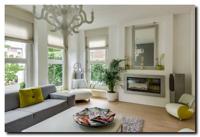 Moderne spiegel Lucerne Groen creme-zilver large 93mm - thumbnail