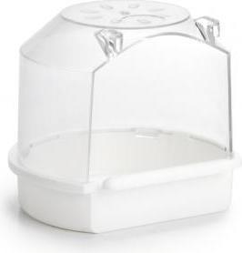 Rond badhuisje voor vogels klein wit