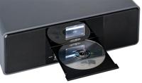 Reflexion HRA19DAB/GR Radio DAB+, DAB, VHF (FM) MP3, CD, DAB+, Bluetooth, AUX, FM Incl. afstandsbediening, Incl. luidspreker, Wekfunctie Grijs - thumbnail
