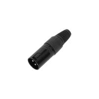 Adam Hall XLR 3p kabeldeel Male zwart - thumbnail
