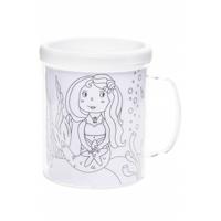 LG-Imports Kleur je eigen beker zeemeermin - thumbnail