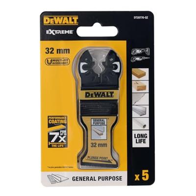 DeWALT DT20776 Multitool zaagblad BiM schuine snede 32mm VE=5 - thumbnail