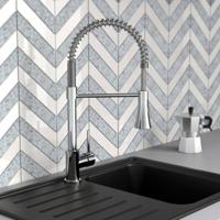 EISL LEON ééngreepsmengkraan keuken met sproeier en spiraalveer | chroom - NI183ESCR-PR NI183ESCR-PR - thumbnail