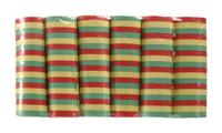 Set 6 Rollen serpentines rood/geel/groen (4 m) - thumbnail