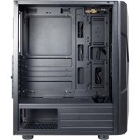Inter-Tech IT-3306 Cavy Midi - RGB Midi-tower Gaming-behuizing Zwart Zijvenster, Stoffilter, Geïntegreerde verlichting - thumbnail