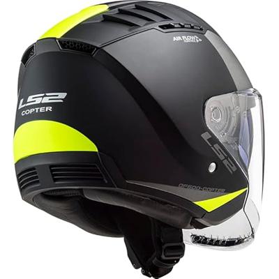 LS2 "of600 copter ii urbane" jethelm helmet of600 copt. ii urbane m black/yellow
