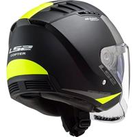 LS2 "of600 copter ii urbane" jethelm helmet of600 copt. ii urbane m black/yellow - thumbnail