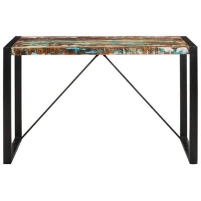 Eettafel 120x55x76 cm massief gerecycled hout Eettafel 120x55x76 cm massief gerecycled hout