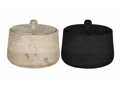 JENS Living Mango Opbergpot XL - Ø22 x 20 cm