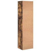 Boekenkast 40x30x152 cm bewerkt hout gerookt eikenkleurig - thumbnail