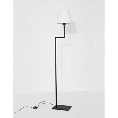 Lyora VloerlampSavona zwart met witte kap - 9919153