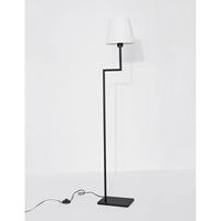 Lyora VloerlampSavona zwart met witte kap - 9919153 - thumbnail