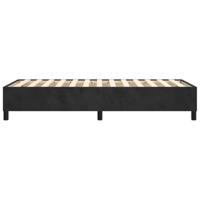 Bedframe fluweel zwart 80x200 cm - thumbnail