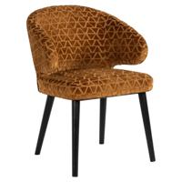 Richmond Eetkamerstoel 'Indigo' Triangle, kleur Goud - thumbnail