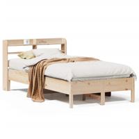 Bedframe zonder matras massief grenenhout 75x190 cm - thumbnail