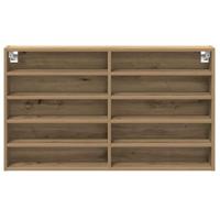 Vitrinekast Artisan Eiken 100 x 15 x 58 cm Bewerkt hout - thumbnail