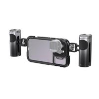SmallRig 4078 Mobile Video Cage Kit (Dual Handheld) for iPhone 14 Pro Max - thumbnail