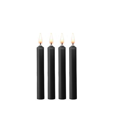 Teasing Wax Candles - Parafin - 4-pack - Black Teasing Wax Candles - Parafin - 4-pack - Black