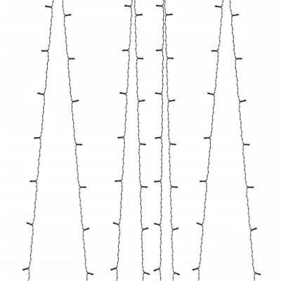 VidaXL Lichtsnoeren 2 st met 2x200 led&apos;s solar binnen/buiten blauw