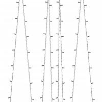 VidaXL Lichtsnoeren 2 st met 2x200 led&apos;s solar binnen/buiten blauw - thumbnail