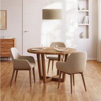 Kave Home Ronde Eettafel 'Nahla' Acaciahout, 120cm - thumbnail