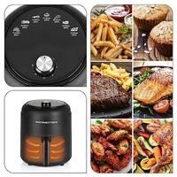GourmetMaxx Heißluft-Fritteuse 2,3l 1000W schwarz Airfryer 1000 W Zwart - thumbnail