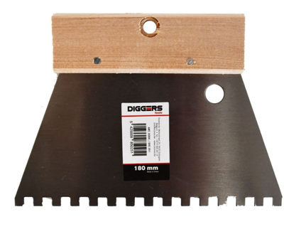 Diggers Lijmkam | 180mm | Grof | 6x6mm - DIG251 Diggers Lijmkam | 180mm | Grof | 6x6mm - DIG251