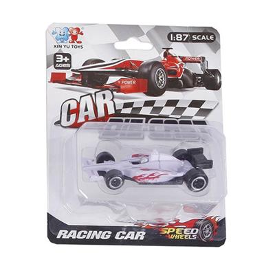 XIN YU Toys raceauto Formula jongens 8 cm diecast wit XIN YU Toys raceauto Formula jongens 8 cm diecast wit