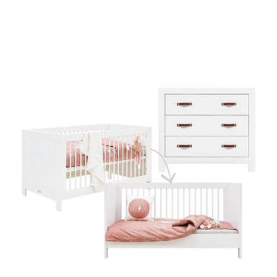 Bopita 2-delige meegroeikamer wit Lucca