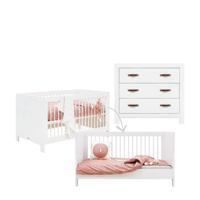 Bopita 2-delige meegroeikamer wit Lucca - thumbnail