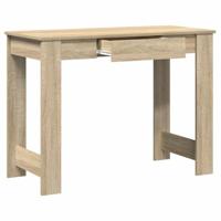 Bureau 100x45x75 cm bewerkt hout sonoma eikenkleurig - thumbnail