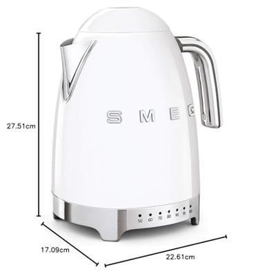 SMEG KLF04WHEU Waterkoker 50's Style - Wit