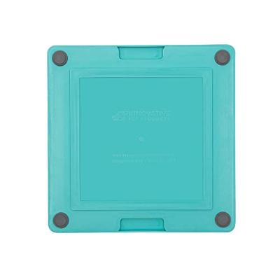 Lickimat Tuff, Heavy-Duty Playdate, Hond Slow Feeder Lick Mat, Verveling Angst Reducer; Perfect voor voedsel, traktaties, yoghurt of pindakaas, leuk alternatief voor een Slow Feed Dog Bowl, Turquoise