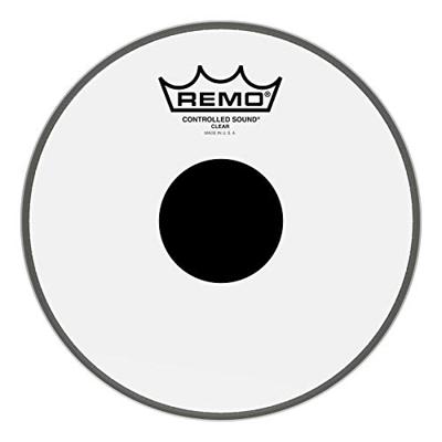 Remo CS-0308-10 Controlled Sound Clear 8 inch tomvel black dot Remo CS-0308-10 Controlled Sound Clear 8 inch tomvel black dot