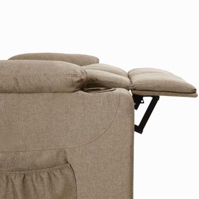 Fauteuil verstelbaar stof taupe Fauteuil verstelbaar stof taupe