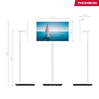 Thomson Go TV 32 inch (81 cm), draagbare Android-tv – HD Ready (1366 × 768), spraakbesturing, Bluetooth 5.1, Wi-Fi, hotspotfunctie, tot 4 uur batterijduur - thumbnail