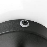 Steinhauer Badkamer spotUpround LED zwart - 2486ZW - thumbnail